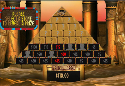 Cleopatra's Pyramid II free spins feature