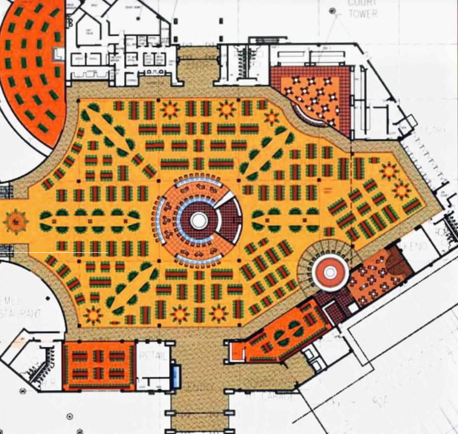 Example of a casino layout designed to confuse