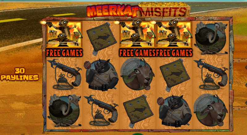 Meerkat Misfits free spins