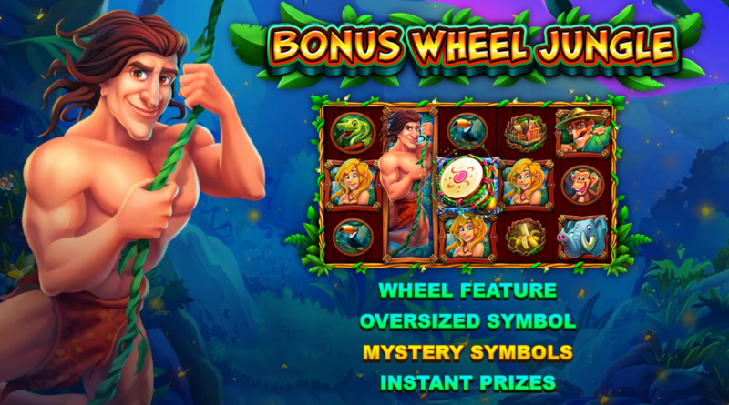 Bonus Wheel Jungle intro screen